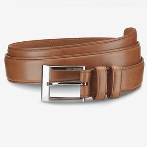 Allen Edmonds Brown Leather Wide Basic Dress Belt